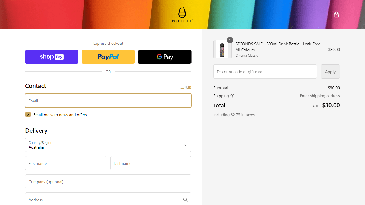 How to apply Ecococoon coupon code